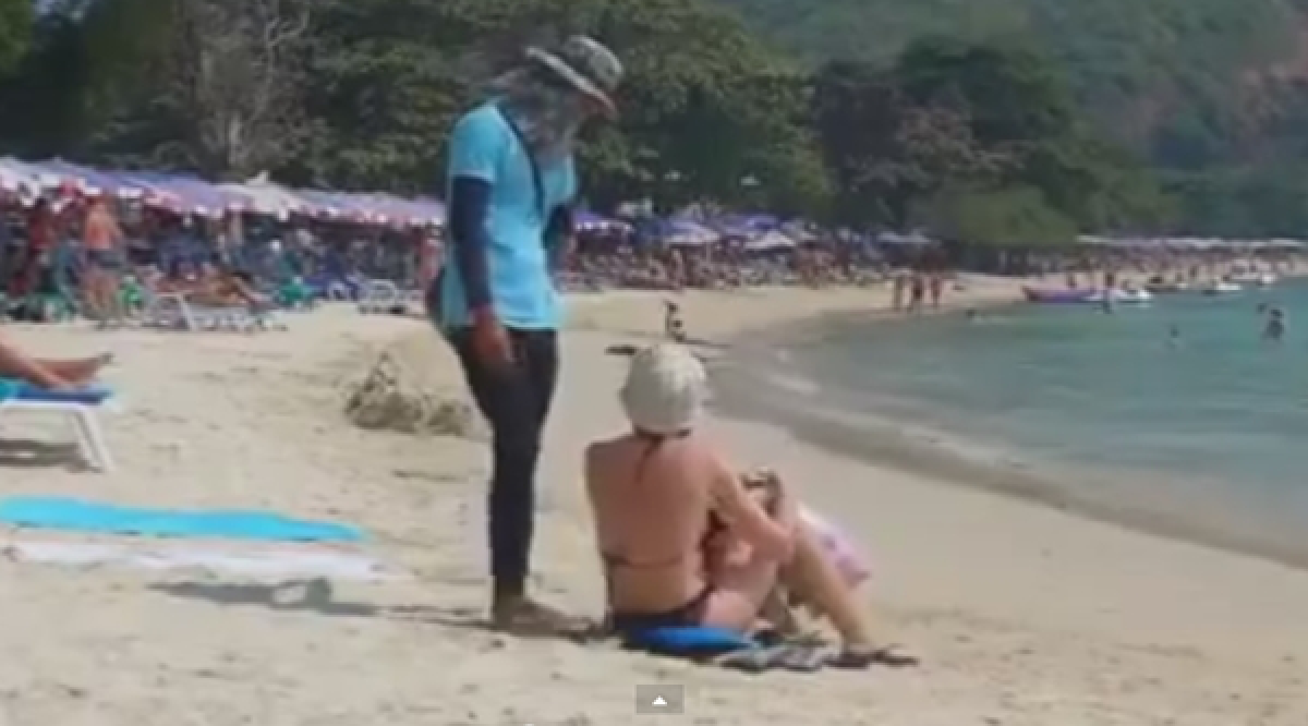 Beach vendor bullies tourist; video goes viral (Updated)
