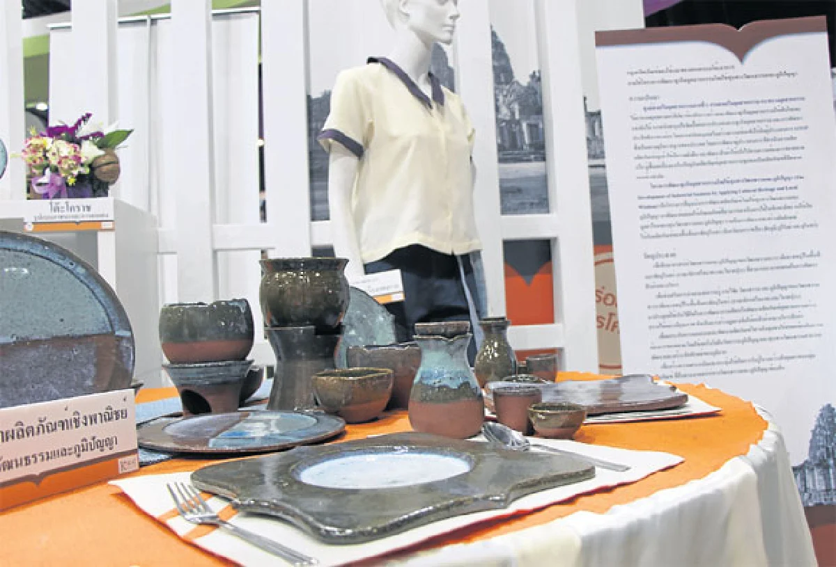 ผ้าเงี่ยงนางดำตำนานผ้าพื้นเมืองโคราช