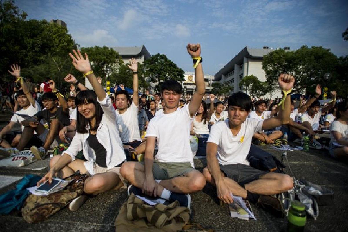 School's out in Hong Kong