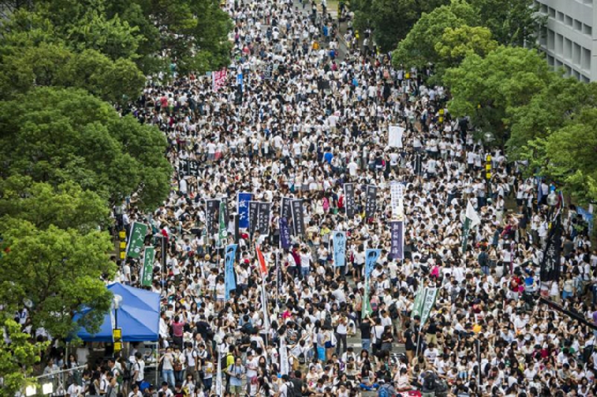 School's out in Hong Kong