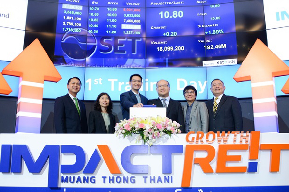 IMPACTเคาะวันแรกนักลงทุนกอดรอปันผล IMPACTเคาะวันแรกนักลงทุนกอดรอปันผล