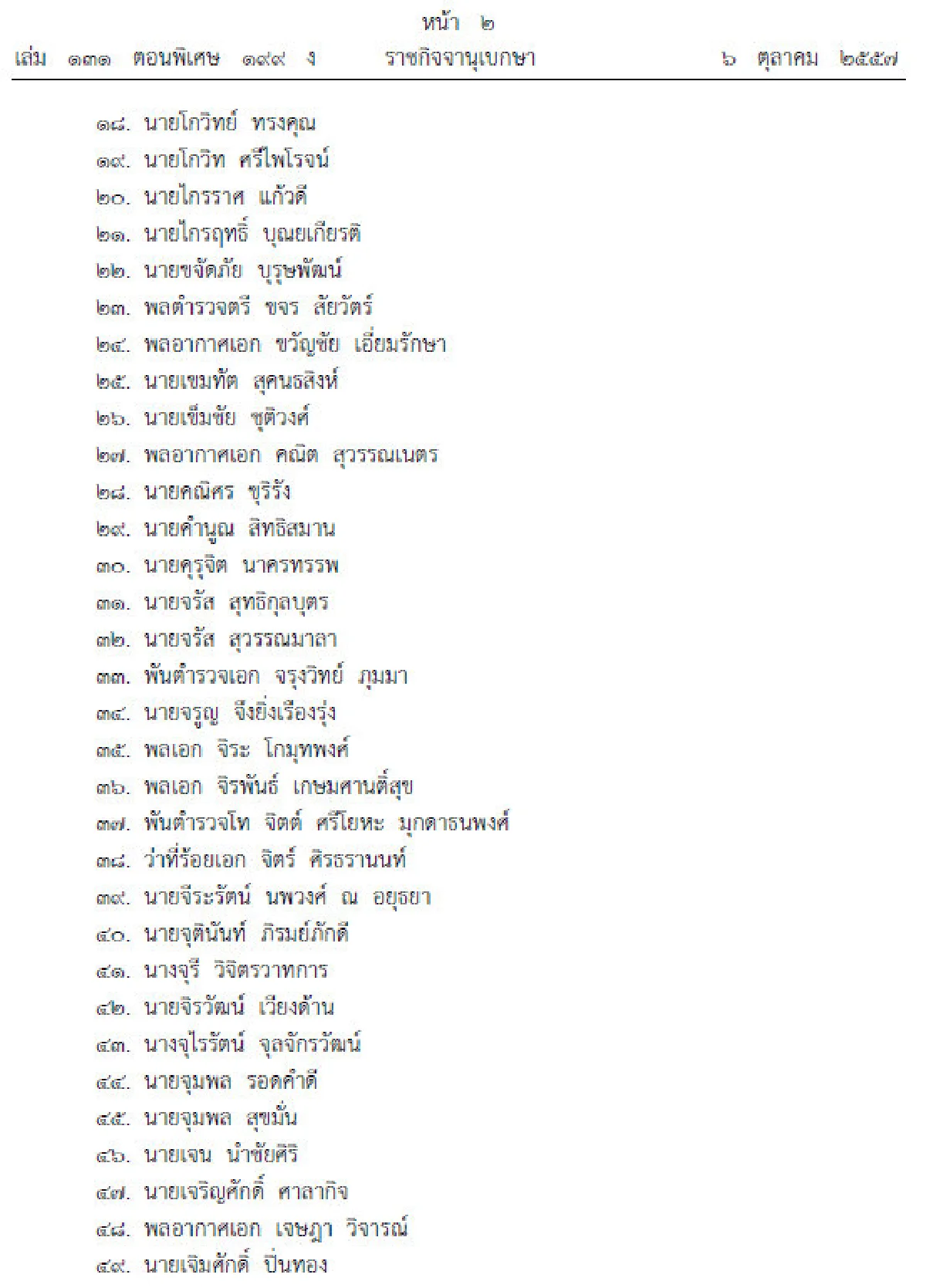 โปรดเกล้าฯแต่งตั้ง250สมาชิกสภาปฏิรูป