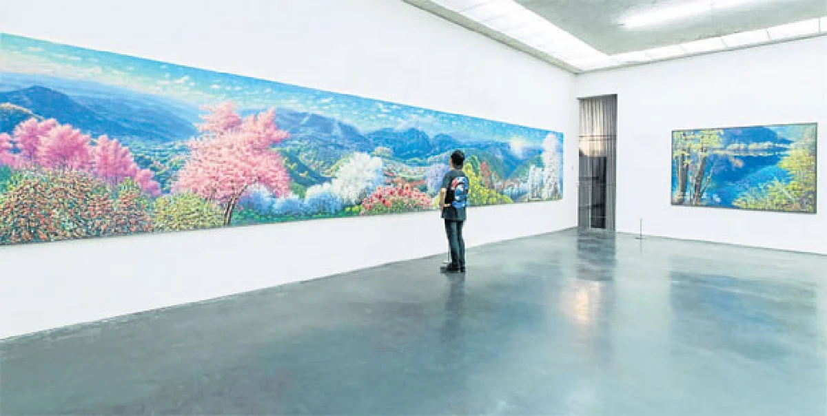 เส้นสีแห่งแดนสวรรค์ เสงี่ยม ยารังษี