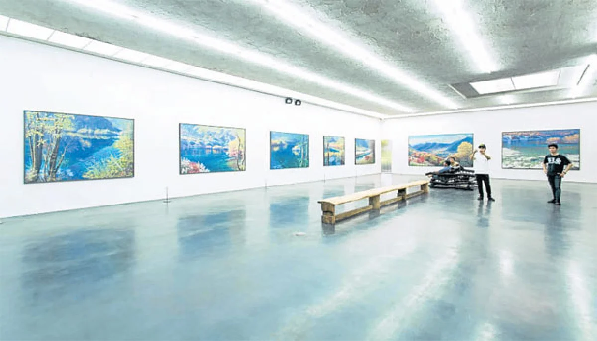 เส้นสีแห่งแดนสวรรค์ เสงี่ยม ยารังษี