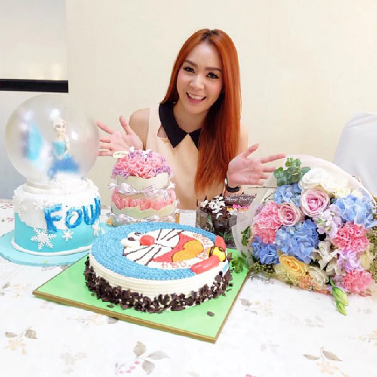 "โฟร์"ควงคุณแม่และเพื่อนๆ ทำบุญวันเกิดที่บ้านราชวิถี