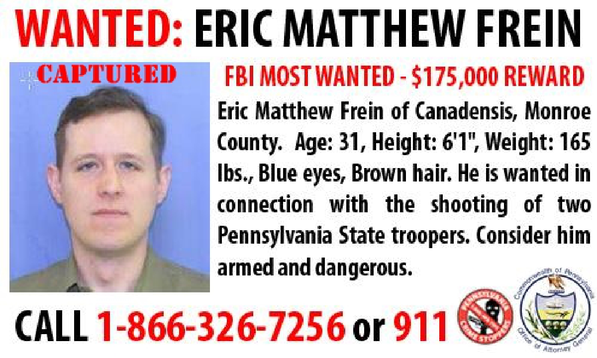 Captured: Police killer taken after 6-week manhunt
