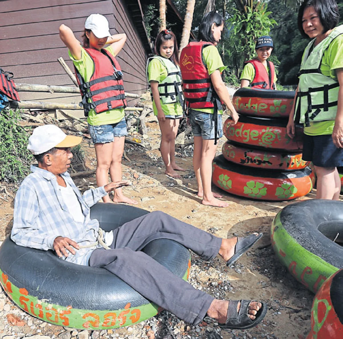 ล่องยาง กลางคลองศก