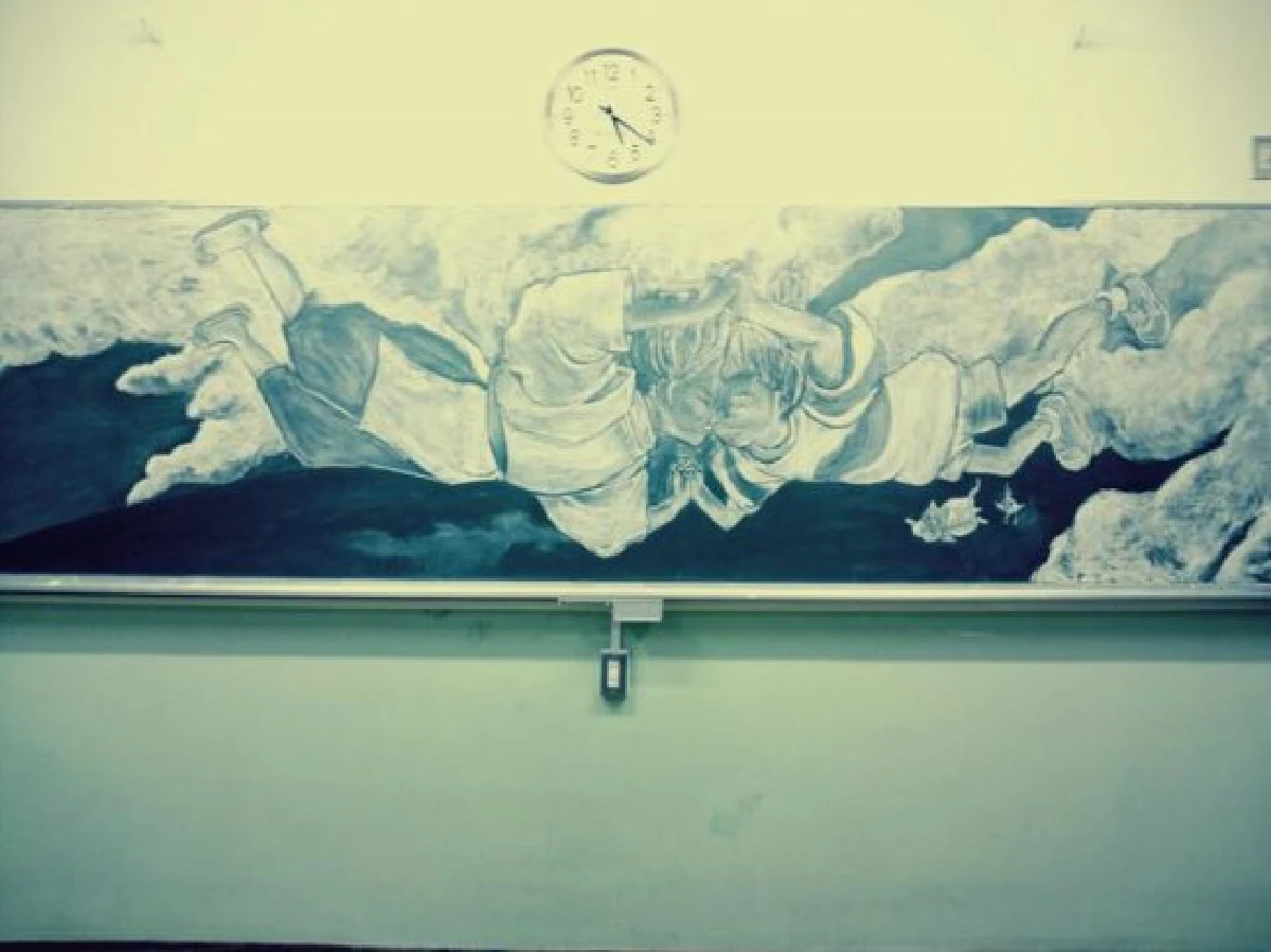 พาชมศิลปะบนกระดานดำของนักเรียนญี่ปุ่น (ชมภาพ)