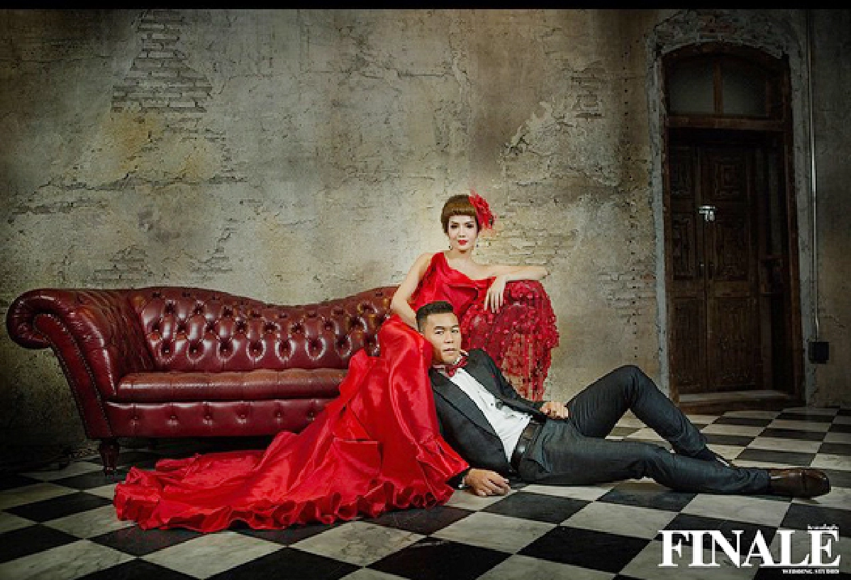 เผยภาพพรีเวดดิ้ง!"อ๋อม สกาวใจ"ในชุดเจ้าสาวสีแดง