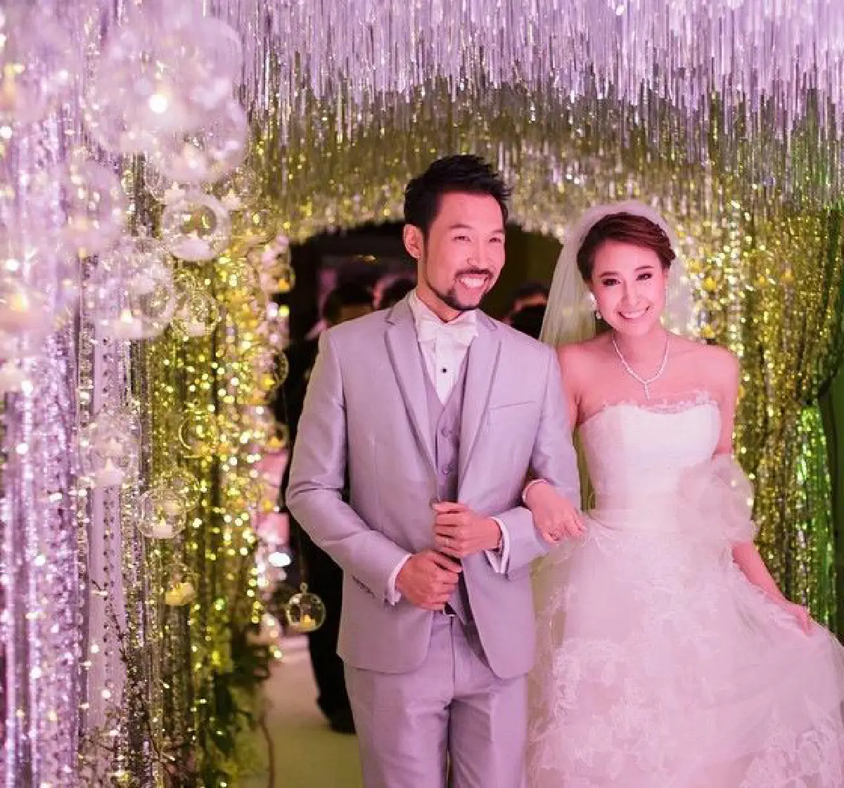 สุดอลังการ!งานฉลองวิวาห์"ซี ฉัตรปวีณ์-ก้อง อดิศักดิ์"