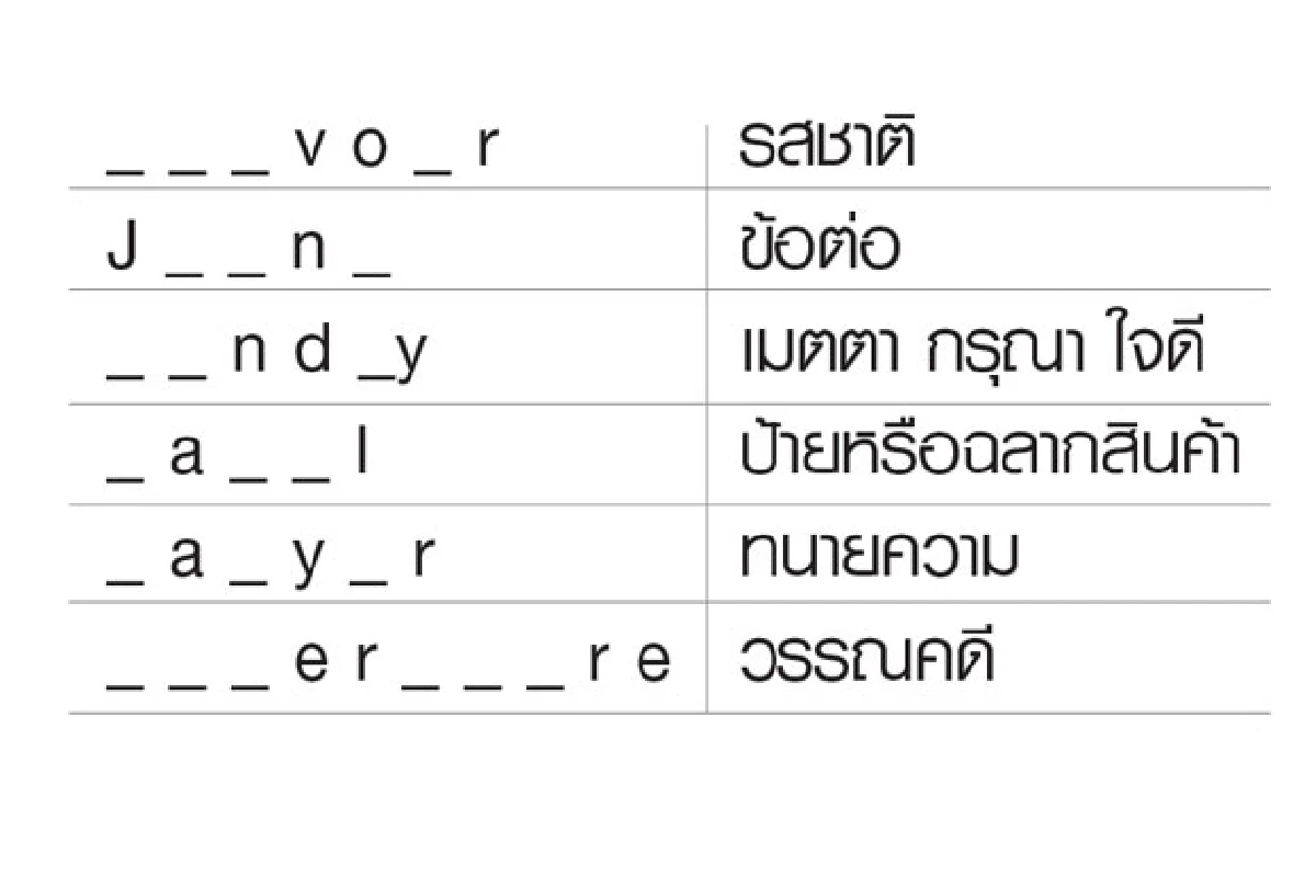 เกมอักษร
