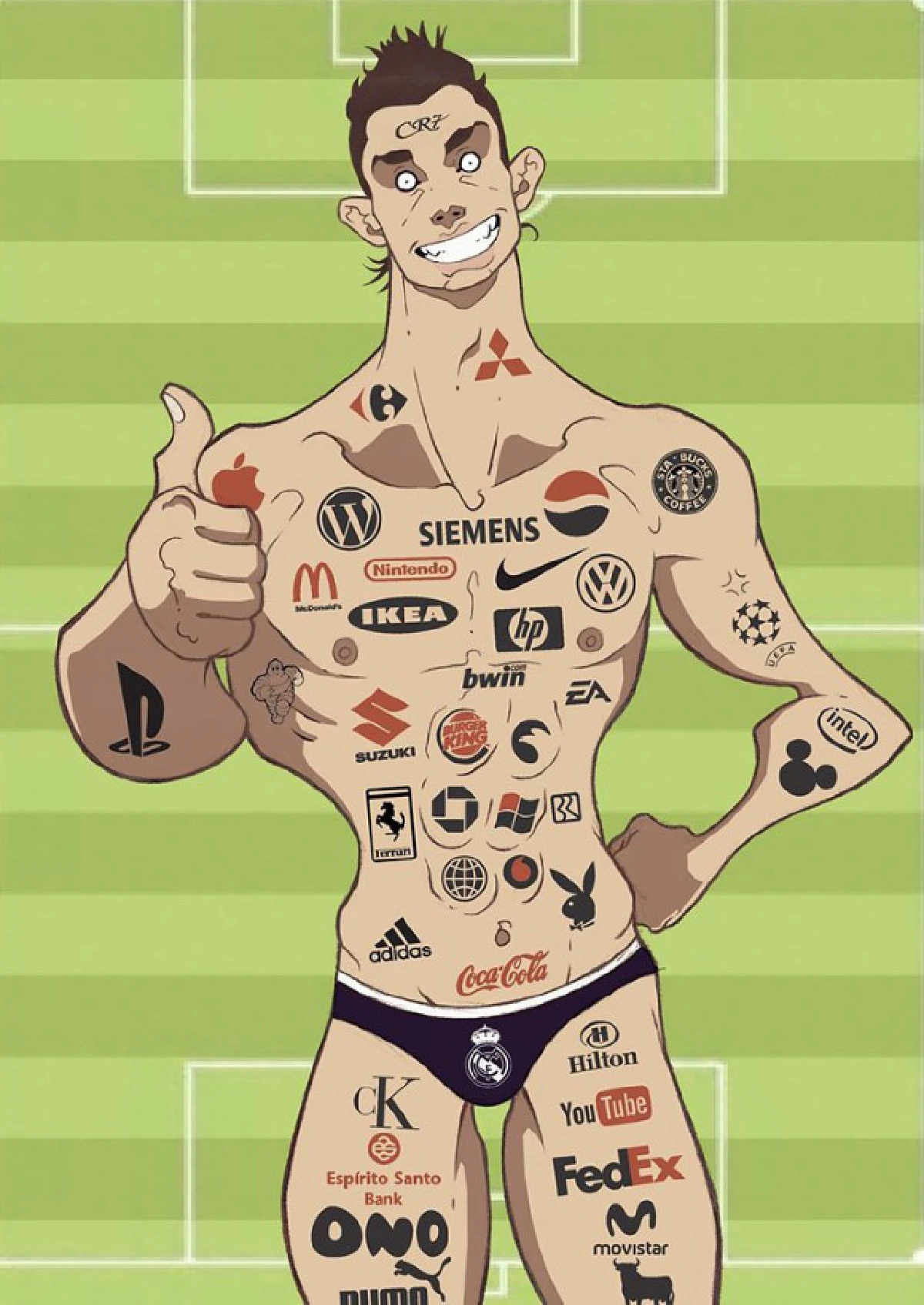 ชมภาพการ์ตูน'18+' เสียดสีสังคมอันเน่าเฟะ