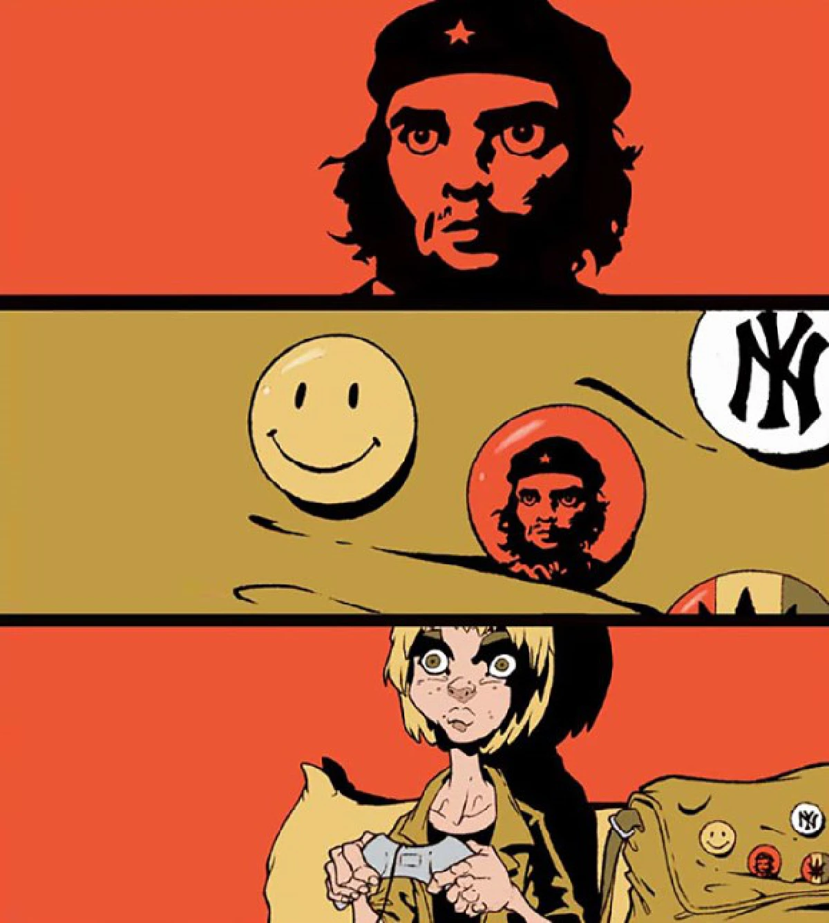 ชมภาพการ์ตูน'18+' เสียดสีสังคมอันเน่าเฟะ