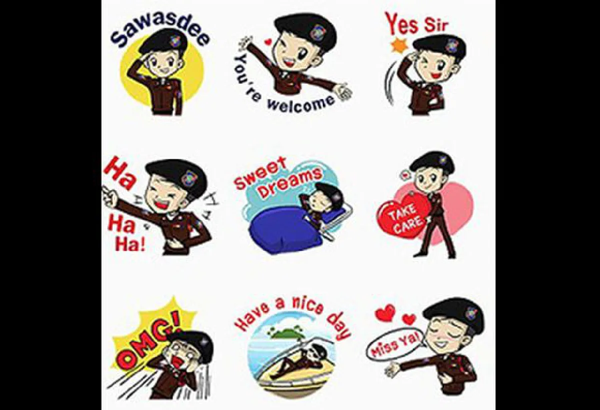 Line stickers: $7 million baht too much?