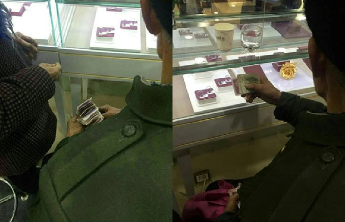 ตาจีนออมเงินหลังเก็บขยะขายแรมปี ซื้อแหวนเพชรให้หญิงที่รัก