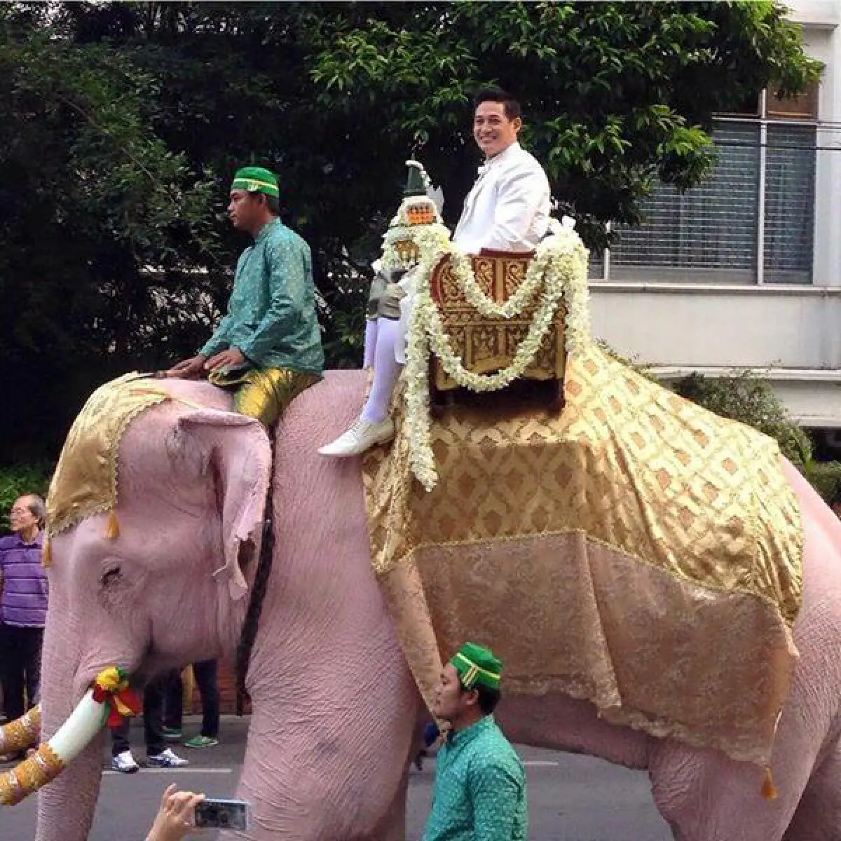 เว่อร์วัง!"ดอน"นั่งช้างเผือกสู่ขอสาวเวียดนาม