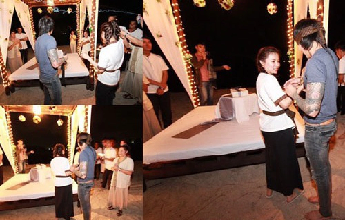 หวานสุดๆ!"ดีเจต้นหอม"เซอร์ไพร์สวันเกิด"แทค"ริมทะเล