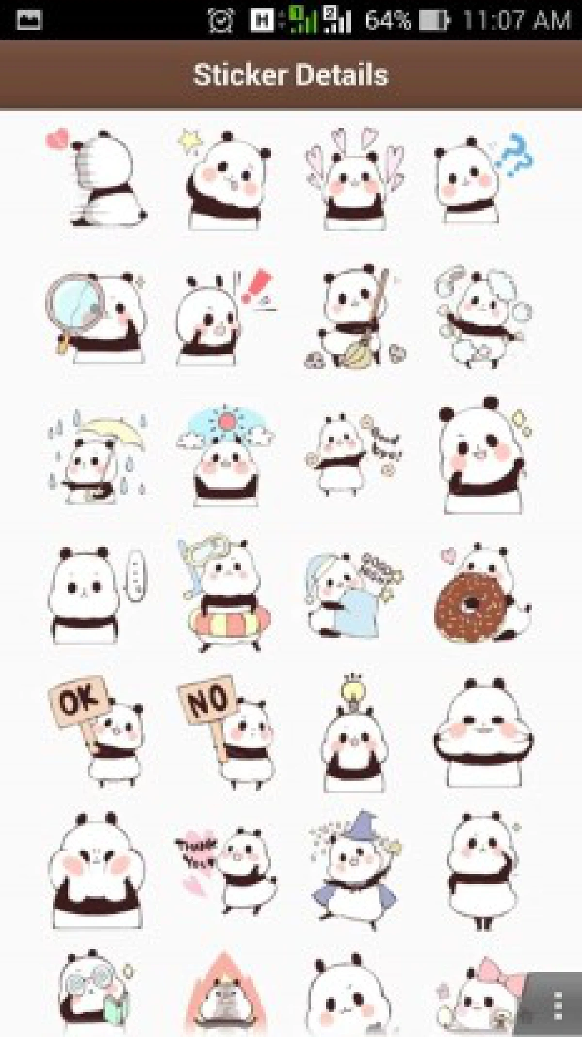 แจกฟรี! สติกเกอร์ไลน์แพนด้าแก้มป่อง โหลดฟรีถึง4ม.ค.