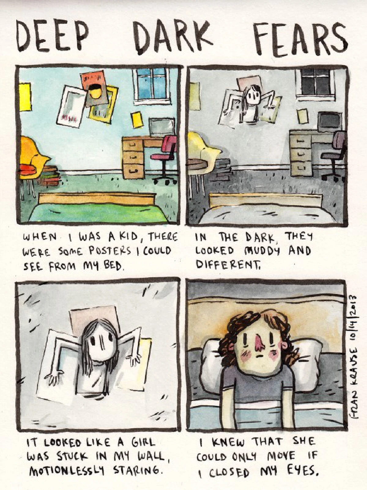 ชวนชมการ์ตูน เผยความกลัวเบื้องลึกในใจคน