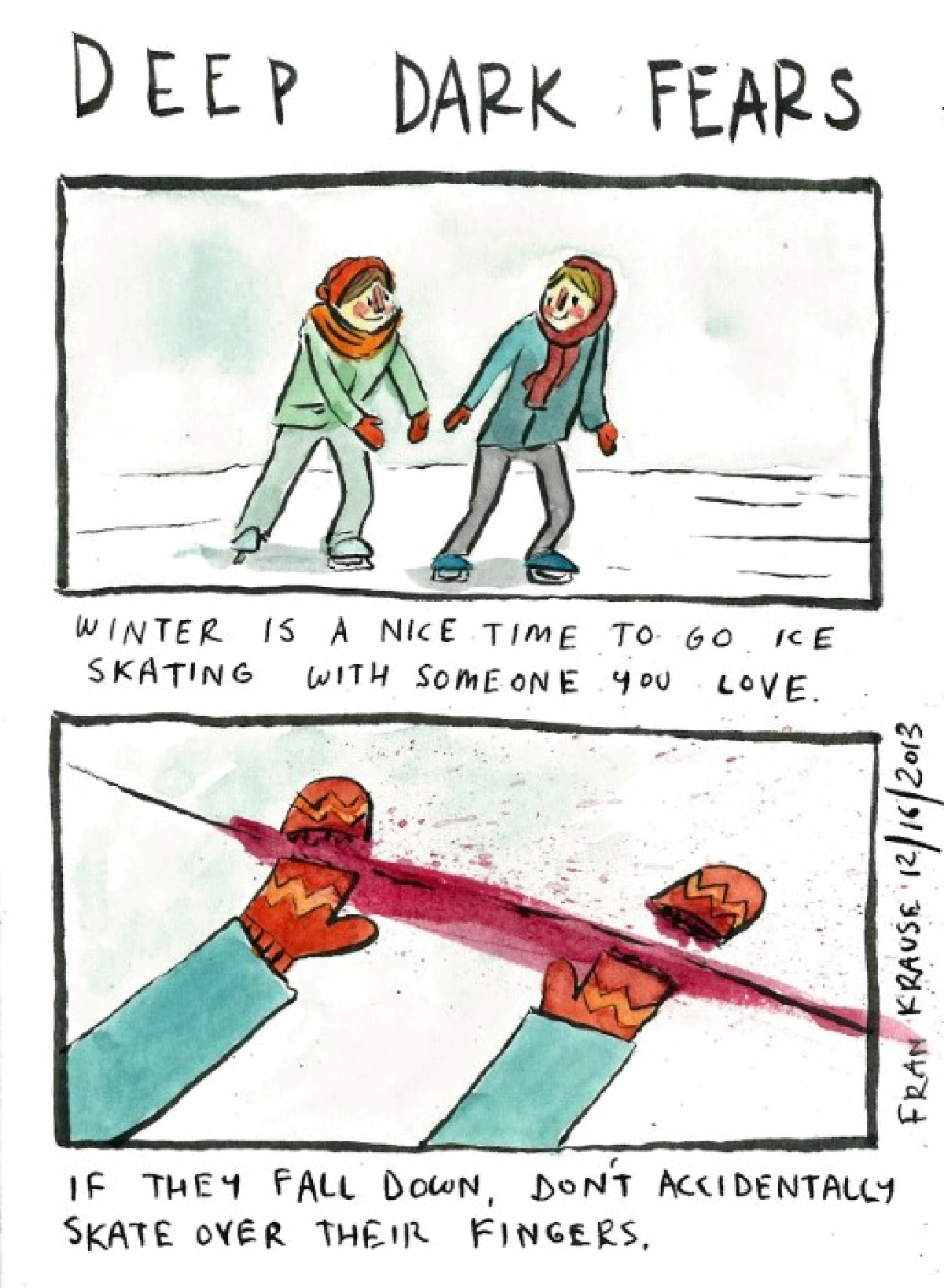 ชวนชมการ์ตูน เผยความกลัวเบื้องลึกในใจคน