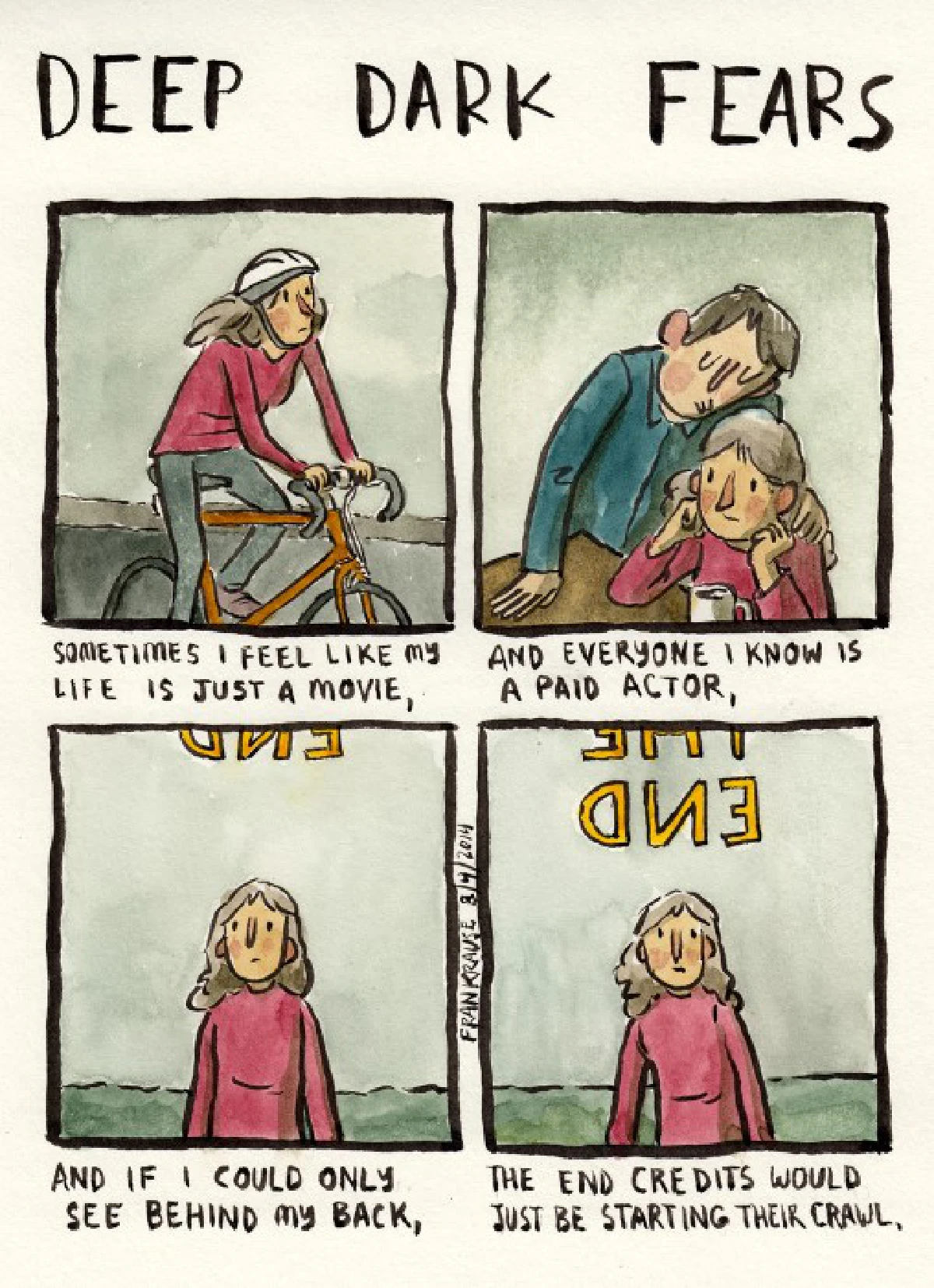 ชวนชมการ์ตูน เผยความกลัวเบื้องลึกในใจคน