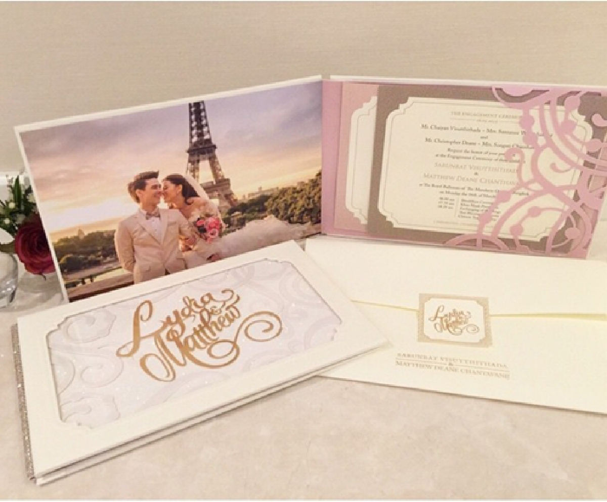 "ลิเดีย-แมทธิว"อวดการ์ดแต่งงานสวยเรียบหรู!