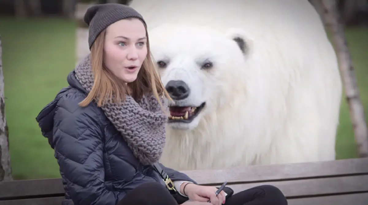 Polar bear sighted in London
