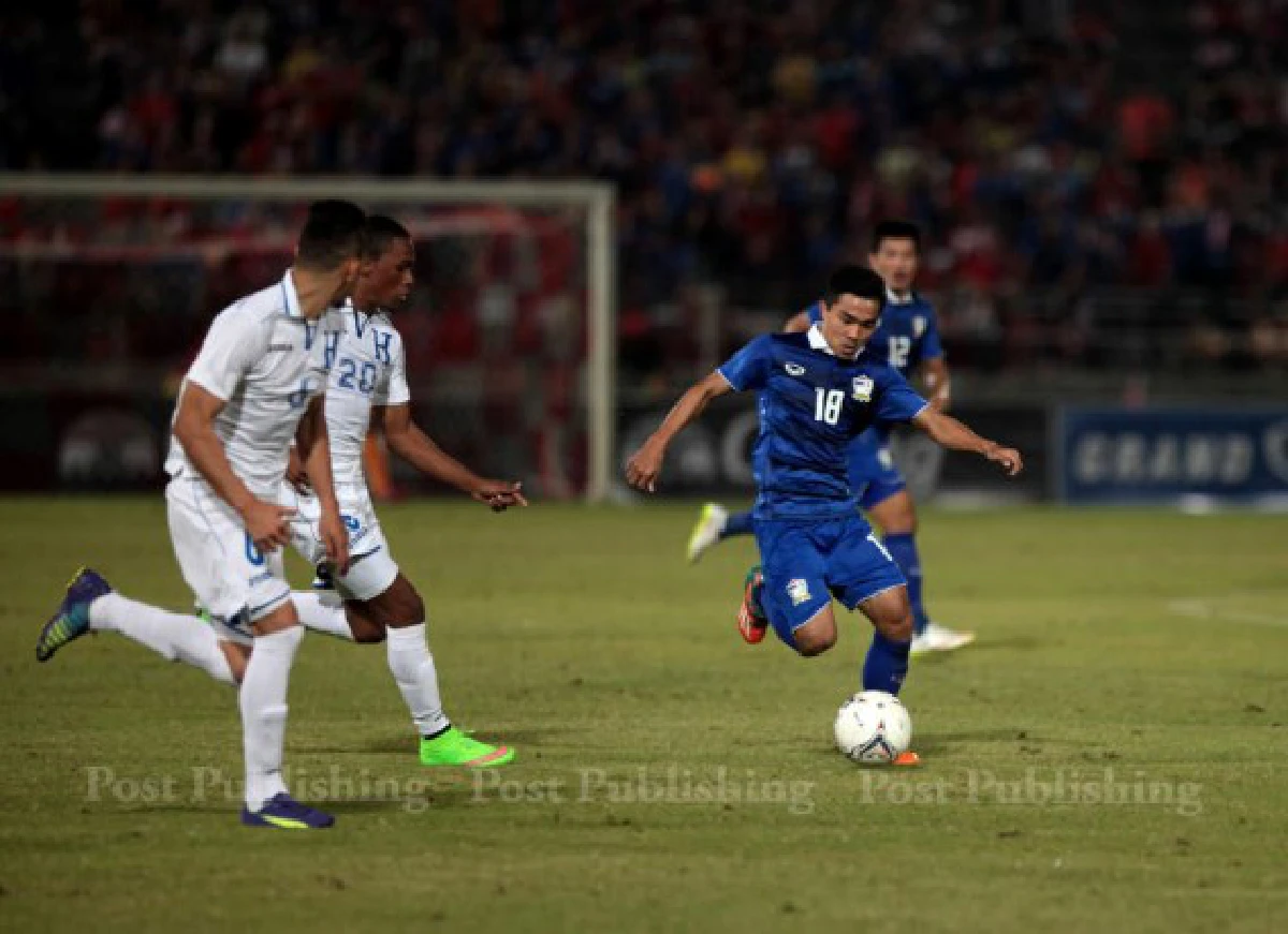 ช้างศึกแซงฮอนดูรัส3-1รั้งจ่าฝูงคิงส์คัพ