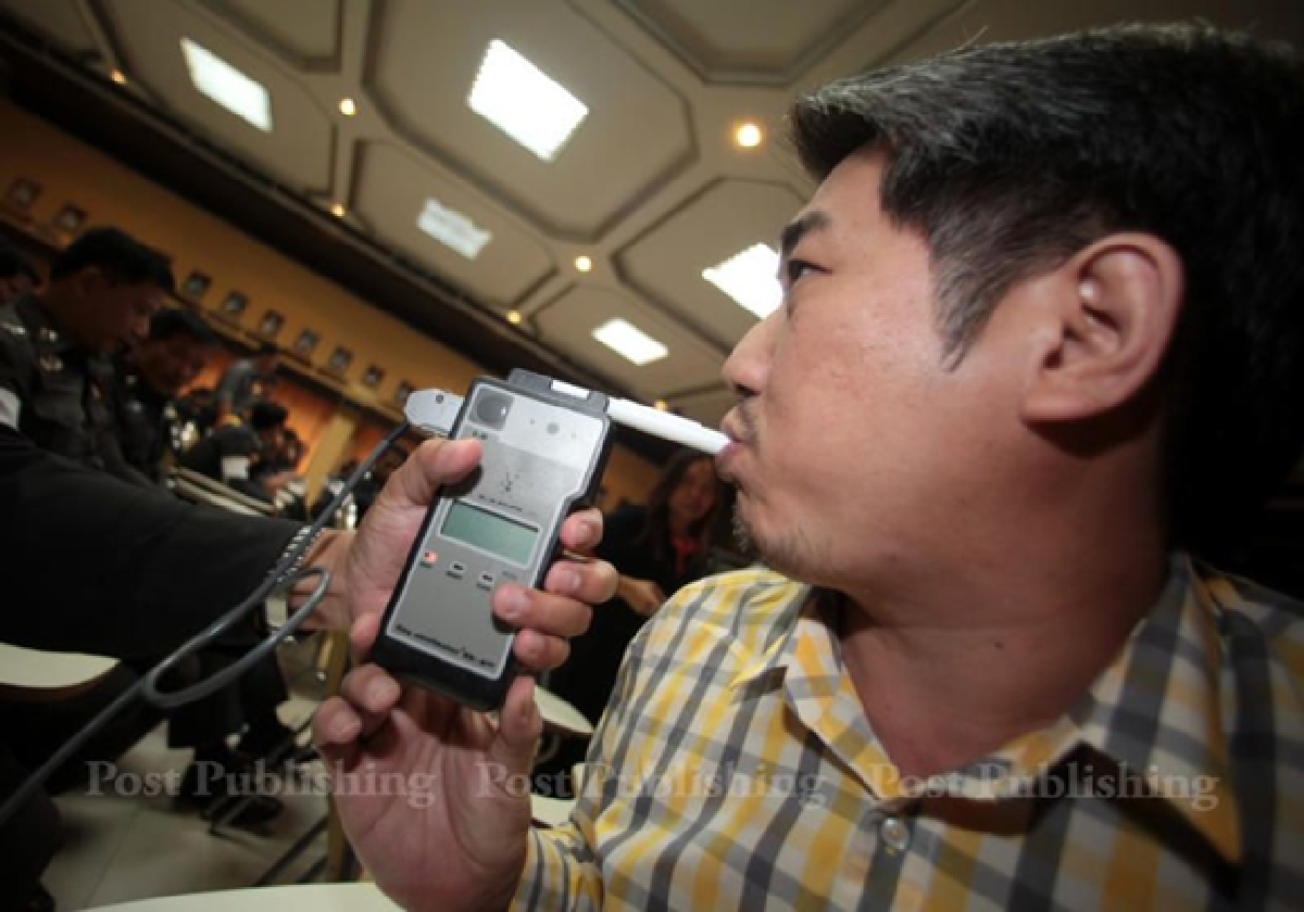 Breathalyser law gets real, woman arrested