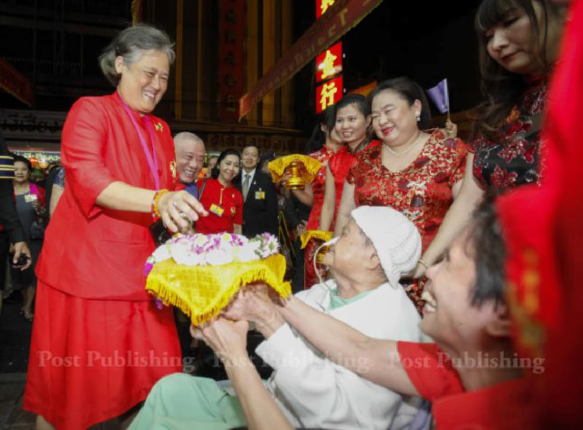 สมเด็จพระเทพฯทรงเปิดงานตรุษจีนเยาวราช