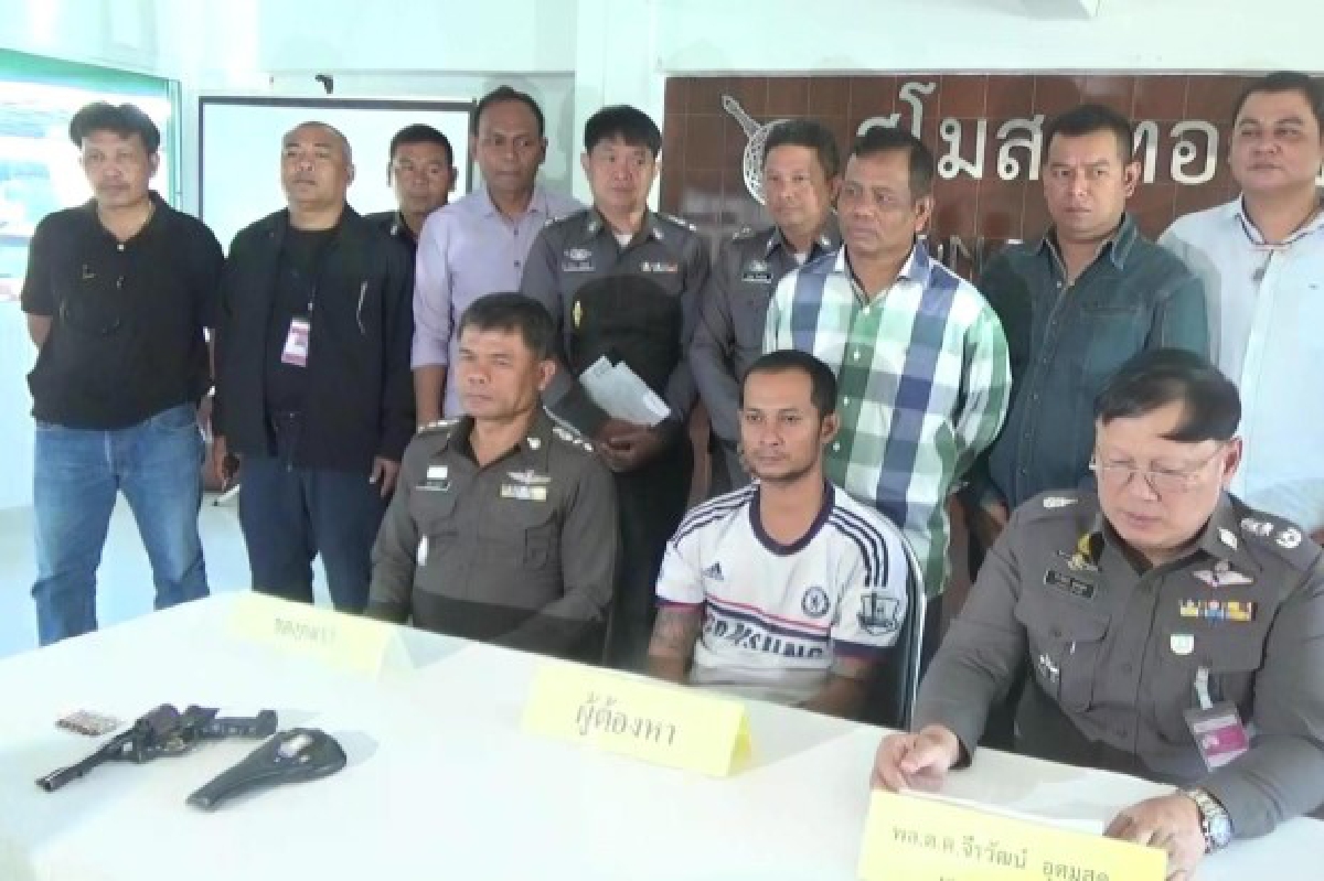 ตร.รวบผู้ติดต่อมือปืนยิงเฒ่า62ดับคาบ้าน ตร.รวบผู้ติดต่อมือปืนยิงเฒ่า62ดับคาบ้าน