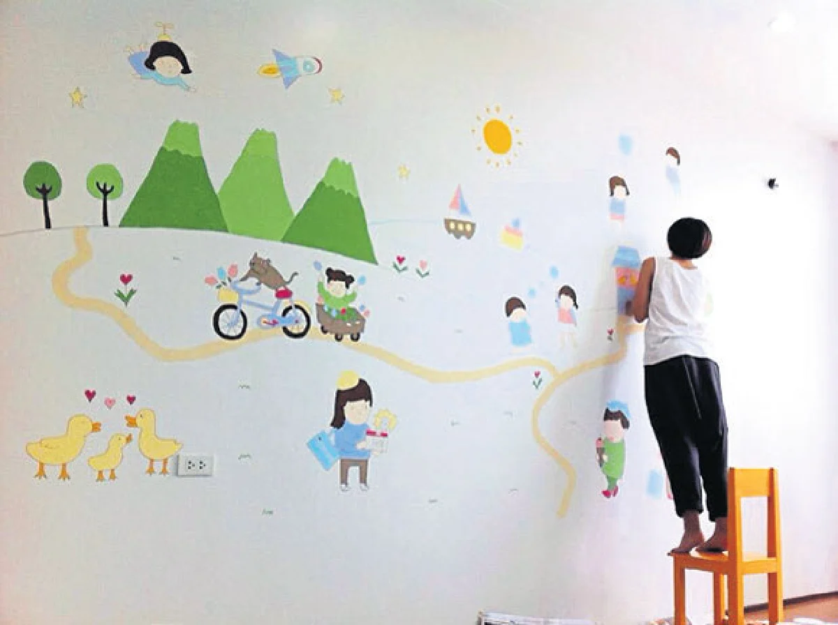 ขีดเขียนลายเส้นและน้องหมา