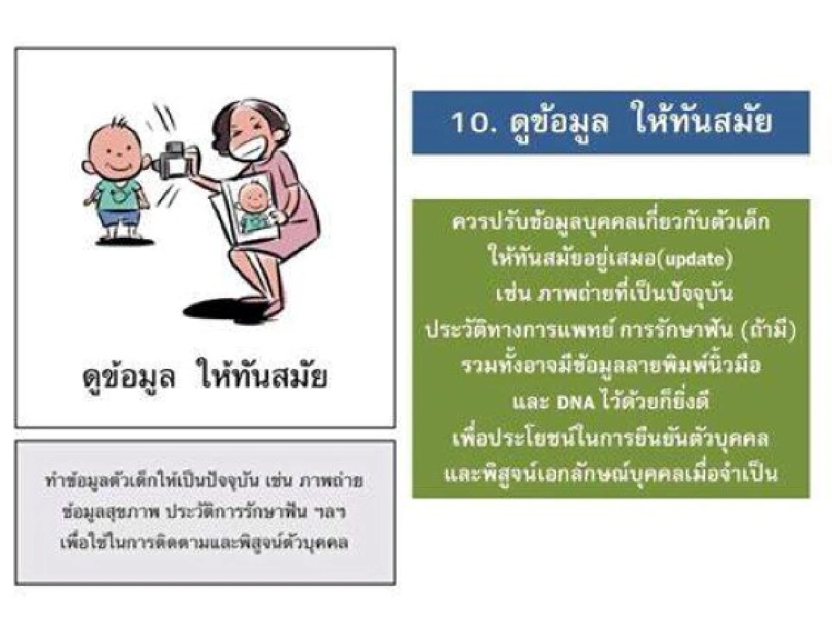 เตรียมแจกโปสเตอร์การ์ตูนป้องกันเด็กหายให้รร.ทั่วประเทศ