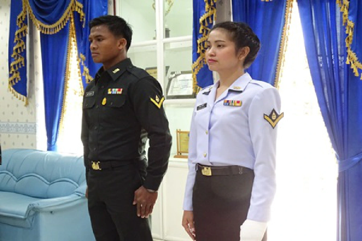 ติดยศ"สิบตรี" บัวขาว บัญชาเมฆ