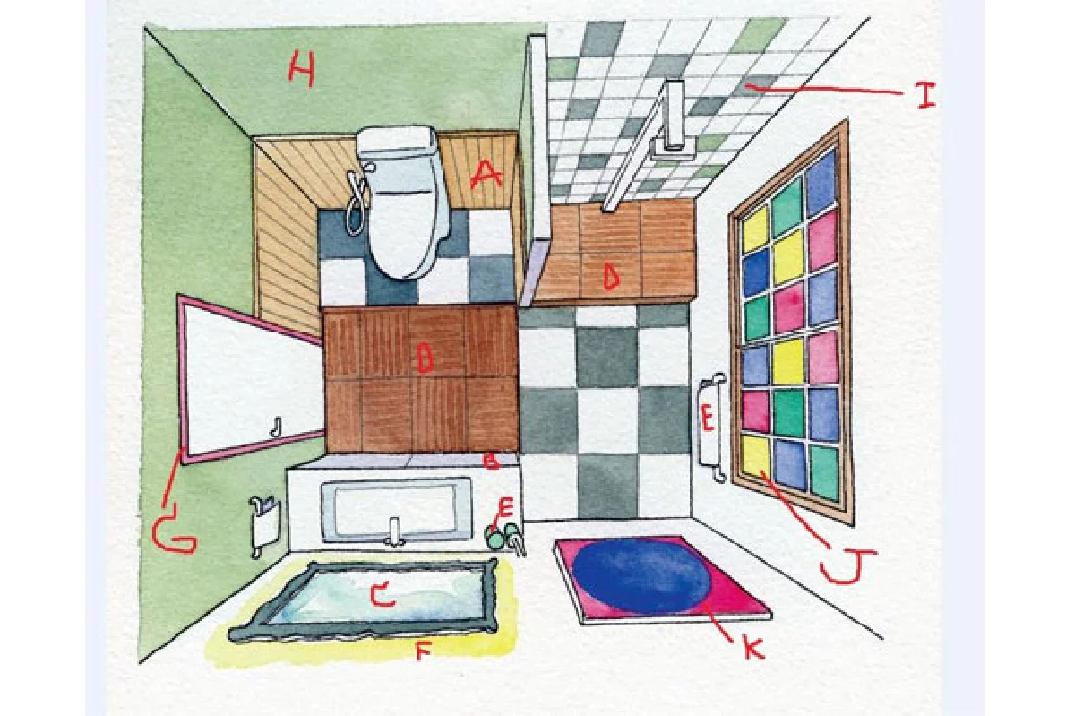 ปรับแต่งหน้าห้องน้ำให้แปลกตา