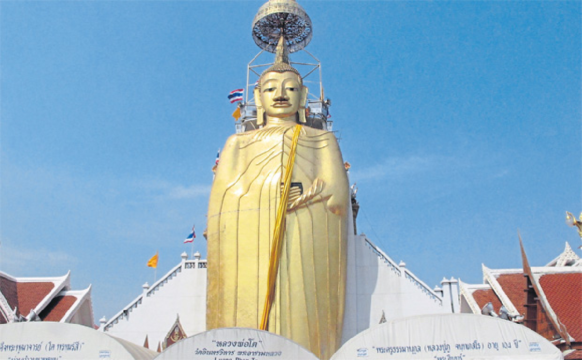 หลวงพ่อโต พระยืนทรงอุ้มบาตร สูงใหญ่ที่สุดในโลก หลวงพ่อโต พระยืนทรงอุ้มบาตร สูงใหญ่ที่สุดในโลก