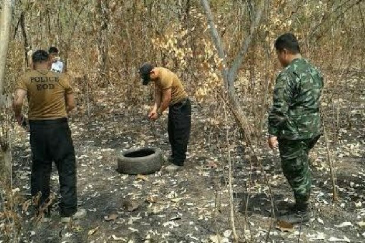 ชาวบ้านหาของป่าเจอลูกปืนค.60 ชาวบ้านหาของป่าเจอลูกปืนค.60