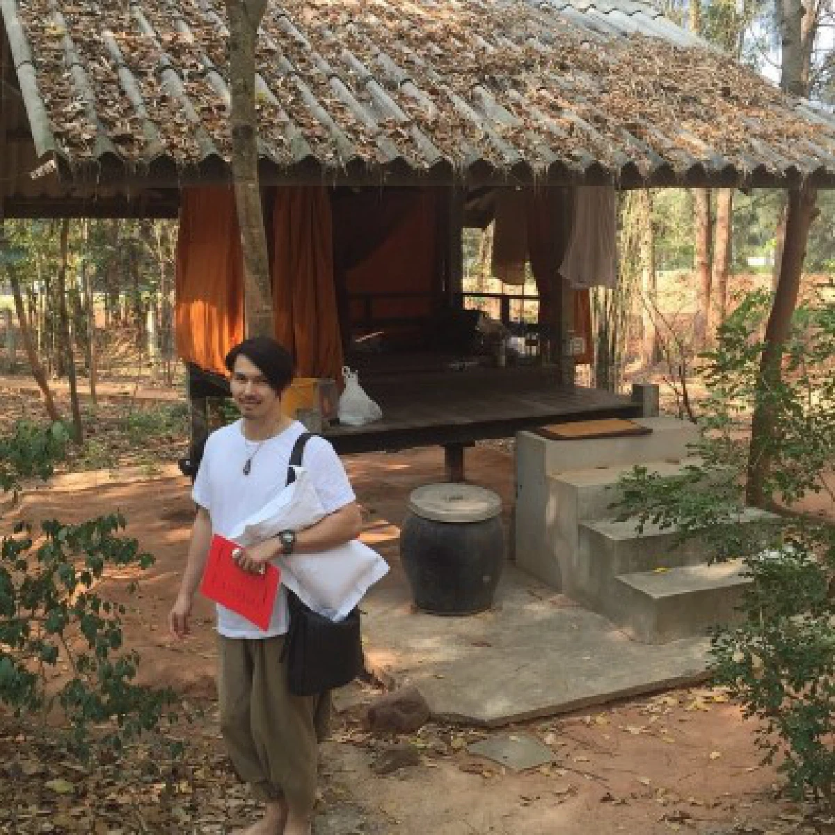 "อั้ม-นัท" เอาบุญมาฝาก โพสต์กินใจ หลังปฏิบัติธรรม