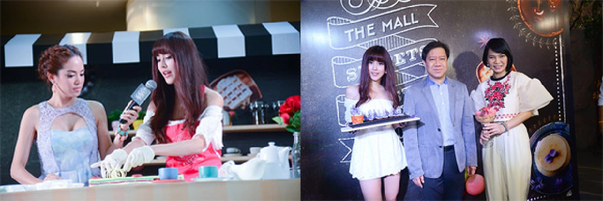 พีค - ภัทรศยา โชว์ฝีมือแต่งหน้าเค้ก ในงาน “The Mall Sweets Fiesta”