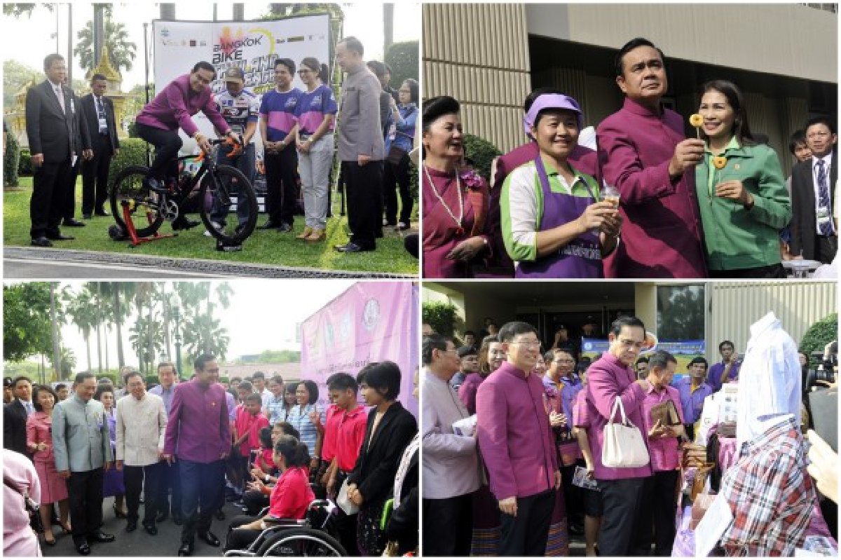 นายกฯขอทุกฝ่ายส่งเสริมผลิตภัณฑ์จากภูมิปัญญาไทย นายกฯขอทุกฝ่ายส่งเสริมผลิตภัณฑ์จากภูมิปัญญาไทย