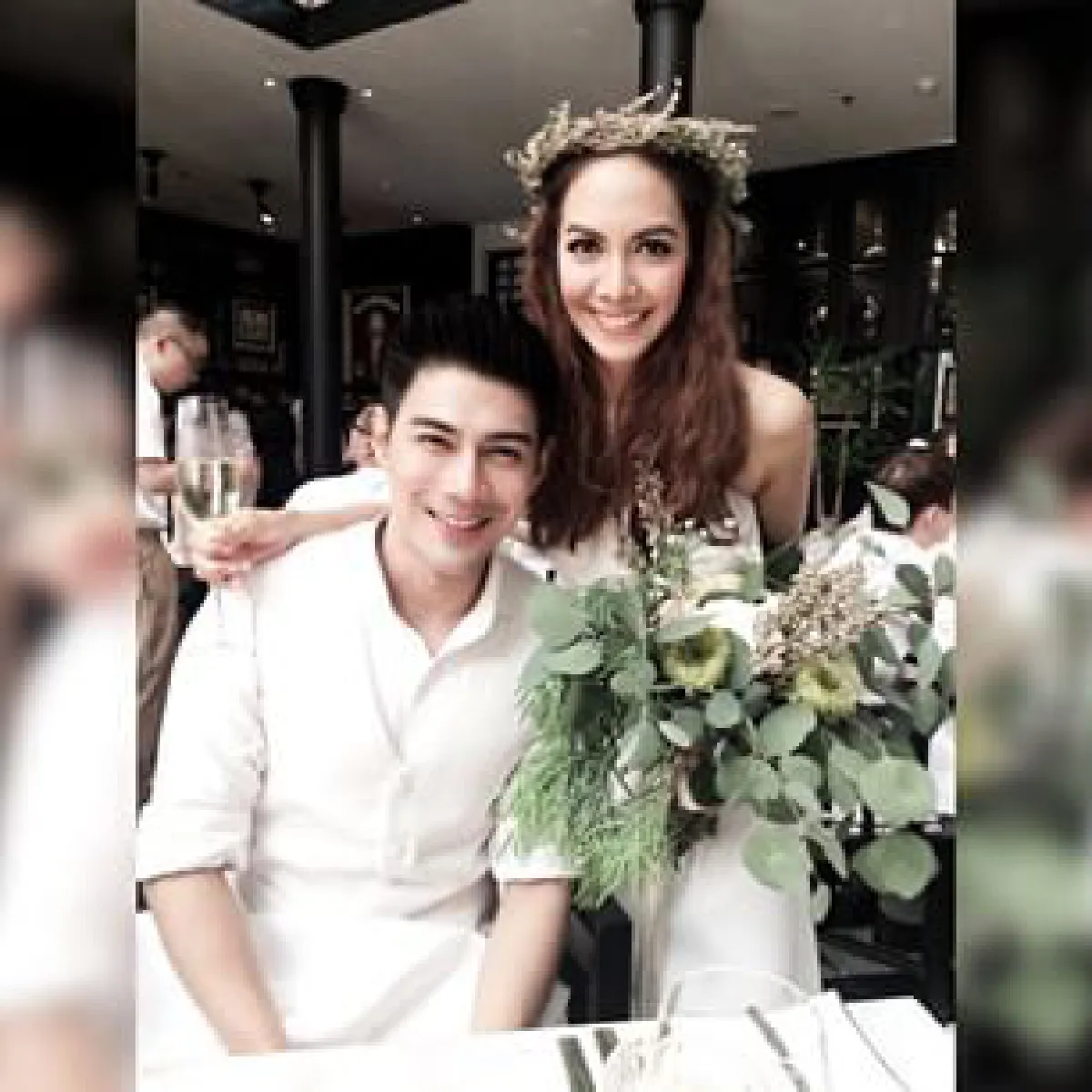 "เต๋า สโรชา" เข้าพิธีวิวาห์กับแฟนหนุ่มเเบบเรียบง่าย