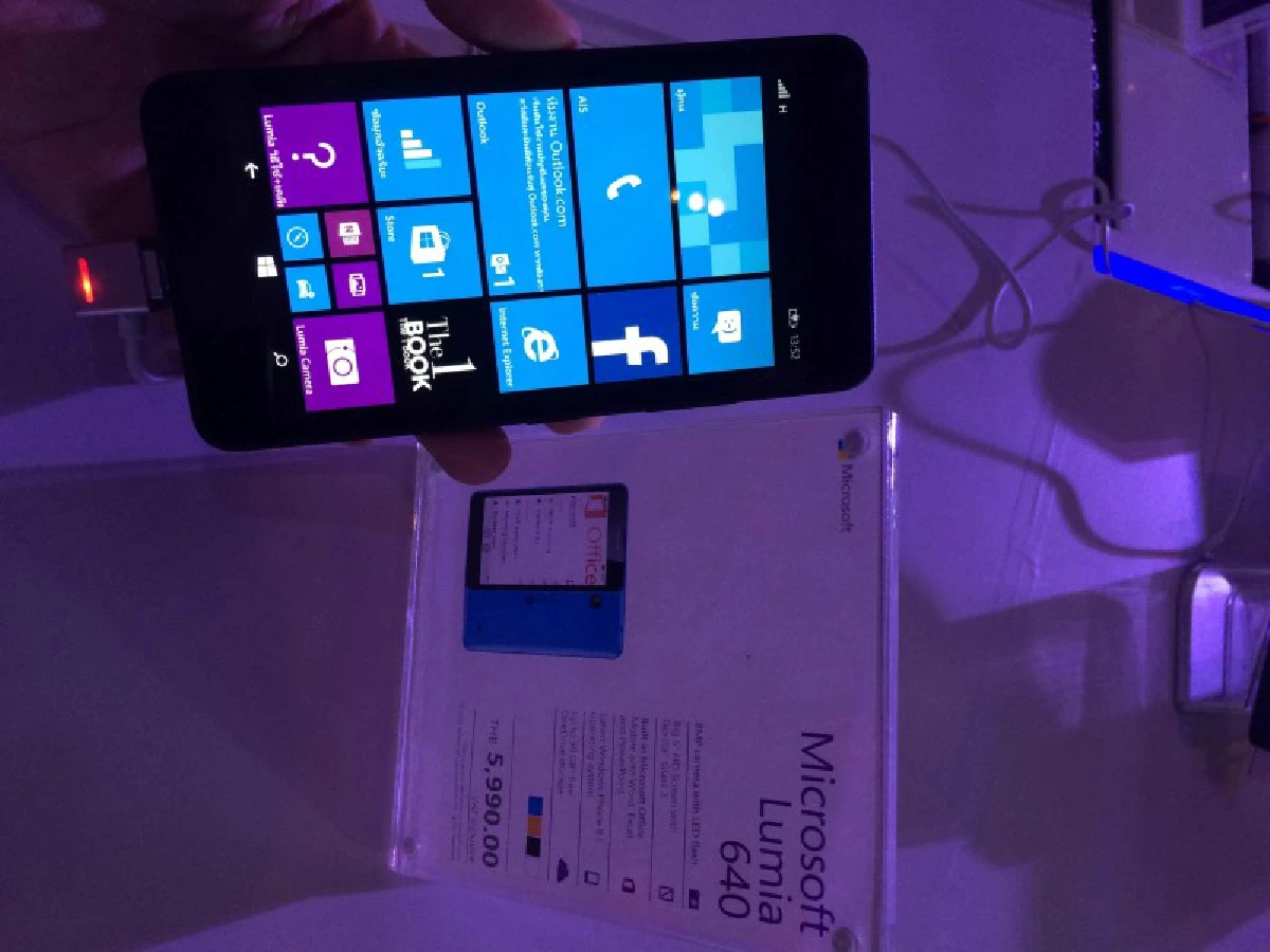 ไมโครซอฟท์เปิดตัว ลูเมีย 640 และ 640 XLในไทย