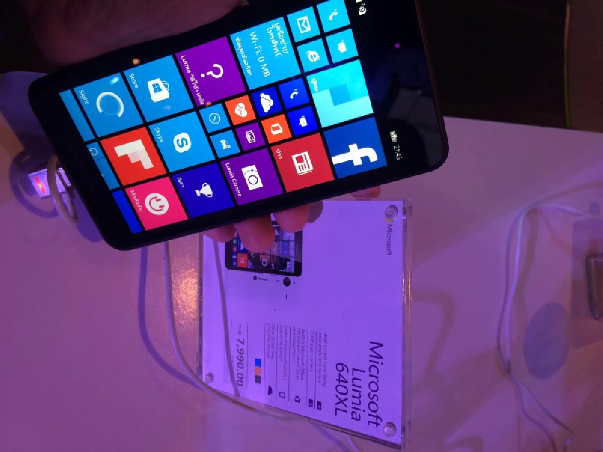 ไมโครซอฟท์เปิดตัว ลูเมีย 640 และ 640 XLในไทย