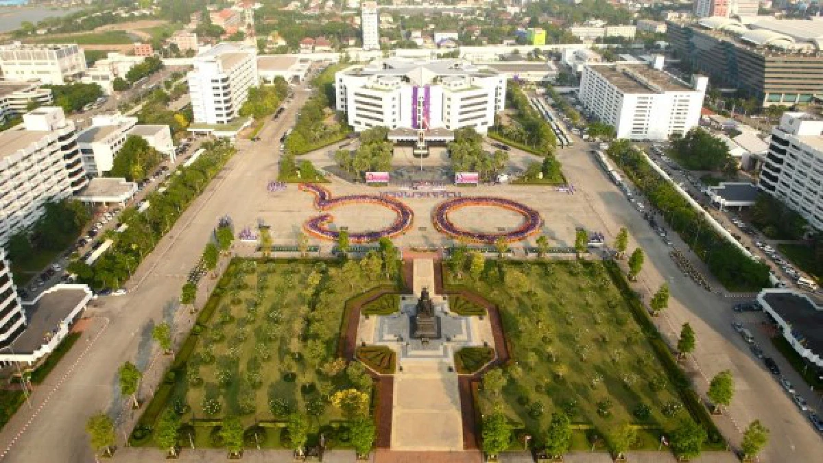 กองทัพไทยแปรอักษรเฉลิมพระเกียรติสมเด็จพระเทพฯ