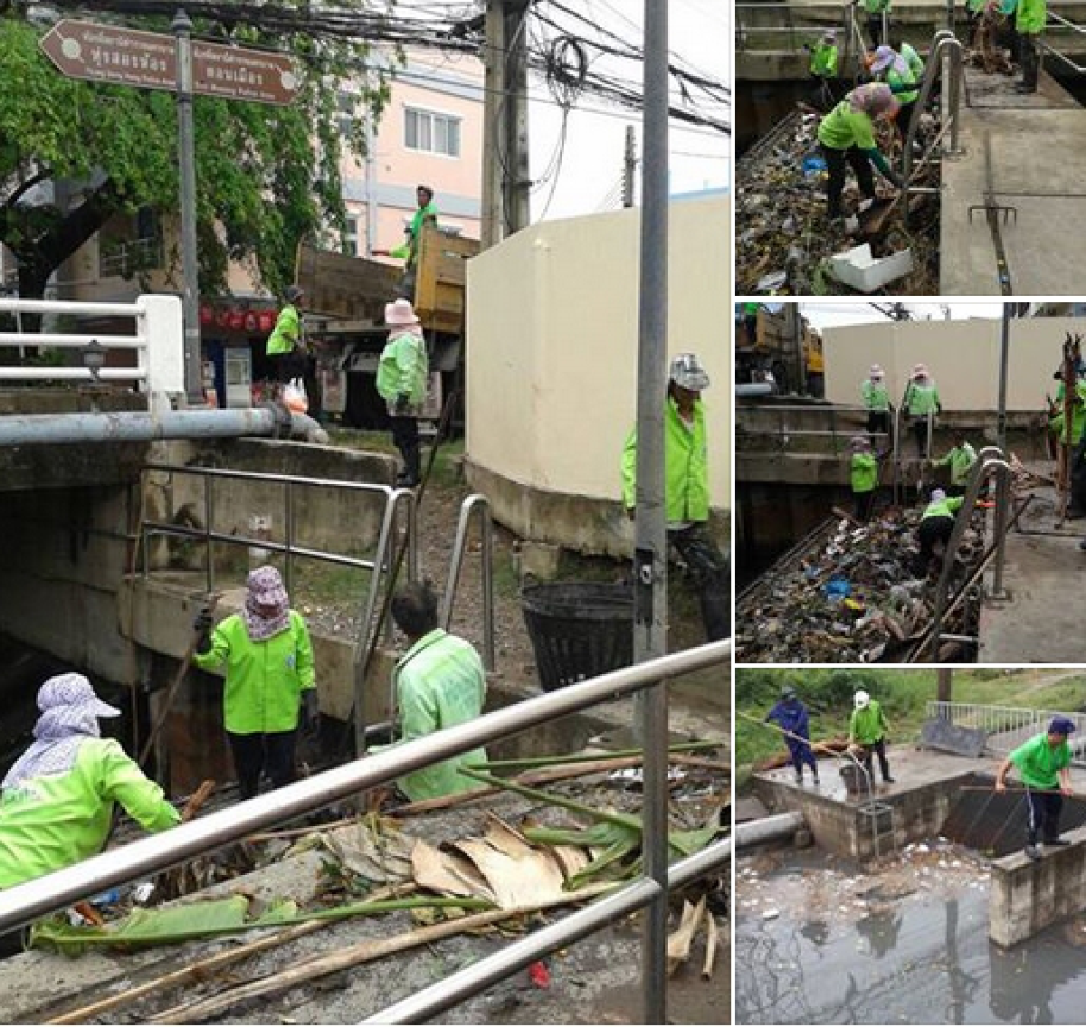 "It's raining; We're working," BKK governor says