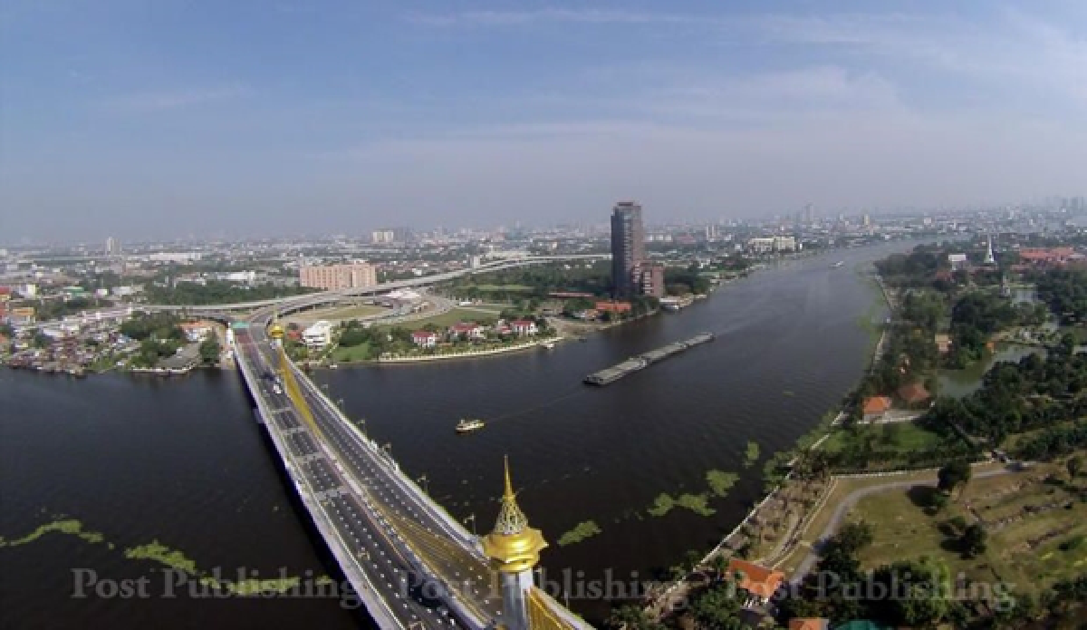 New bridge over Chao Phraya
