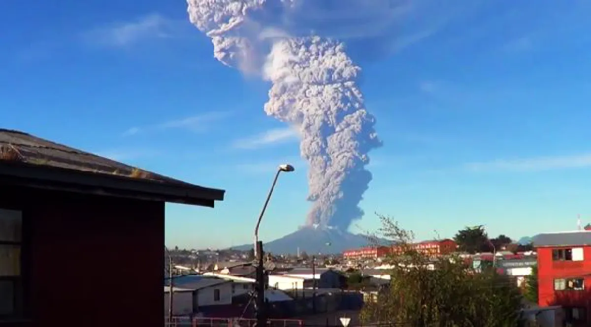Chile volcano erupts for first time in decades (with video)