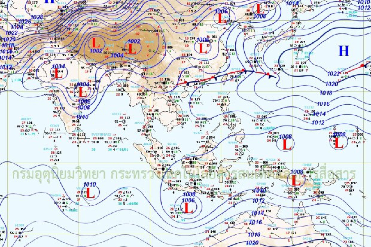 อุตุเตือน28-30เม.ย.ไทยตอนบนมีฝนฟ้าคะนอง อุตุเตือน28-30เม.ย.ไทยตอนบนมีฝนฟ้าคะนอง