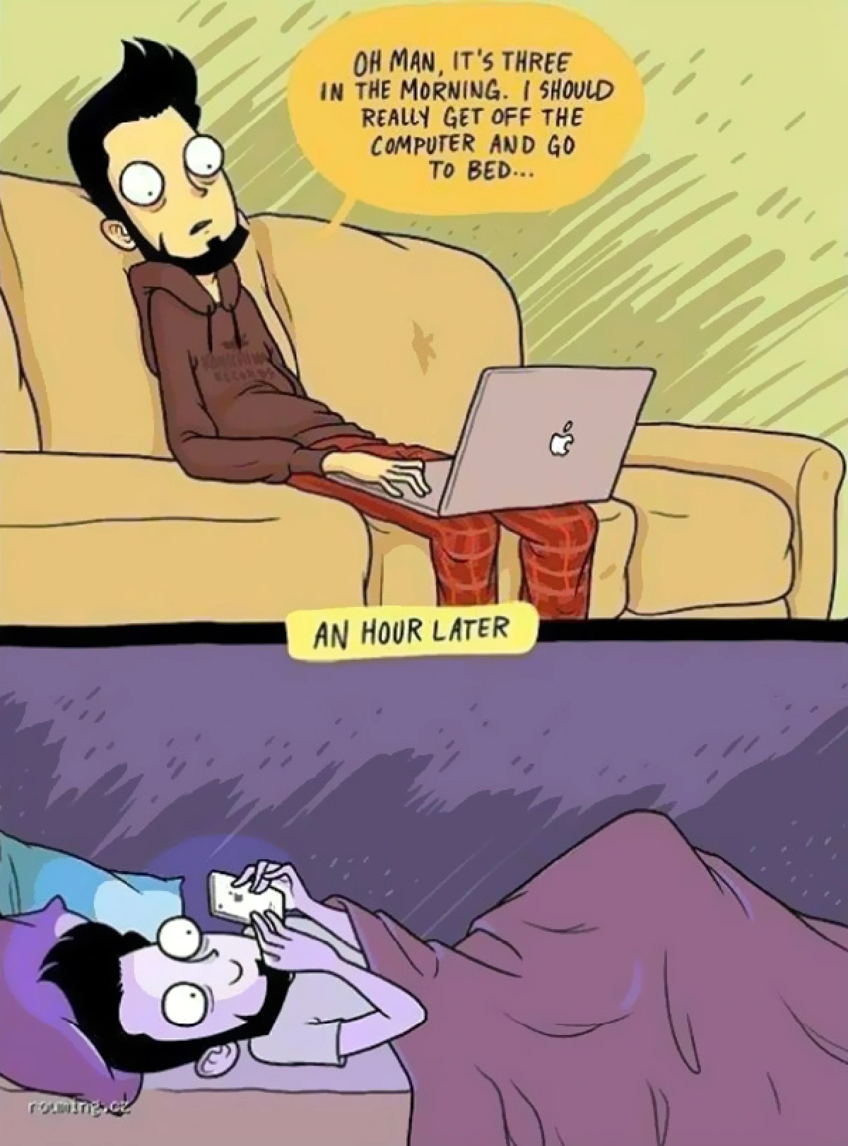 14ภาพการ์ตูนจิกกัดสังคมก้มหน้า