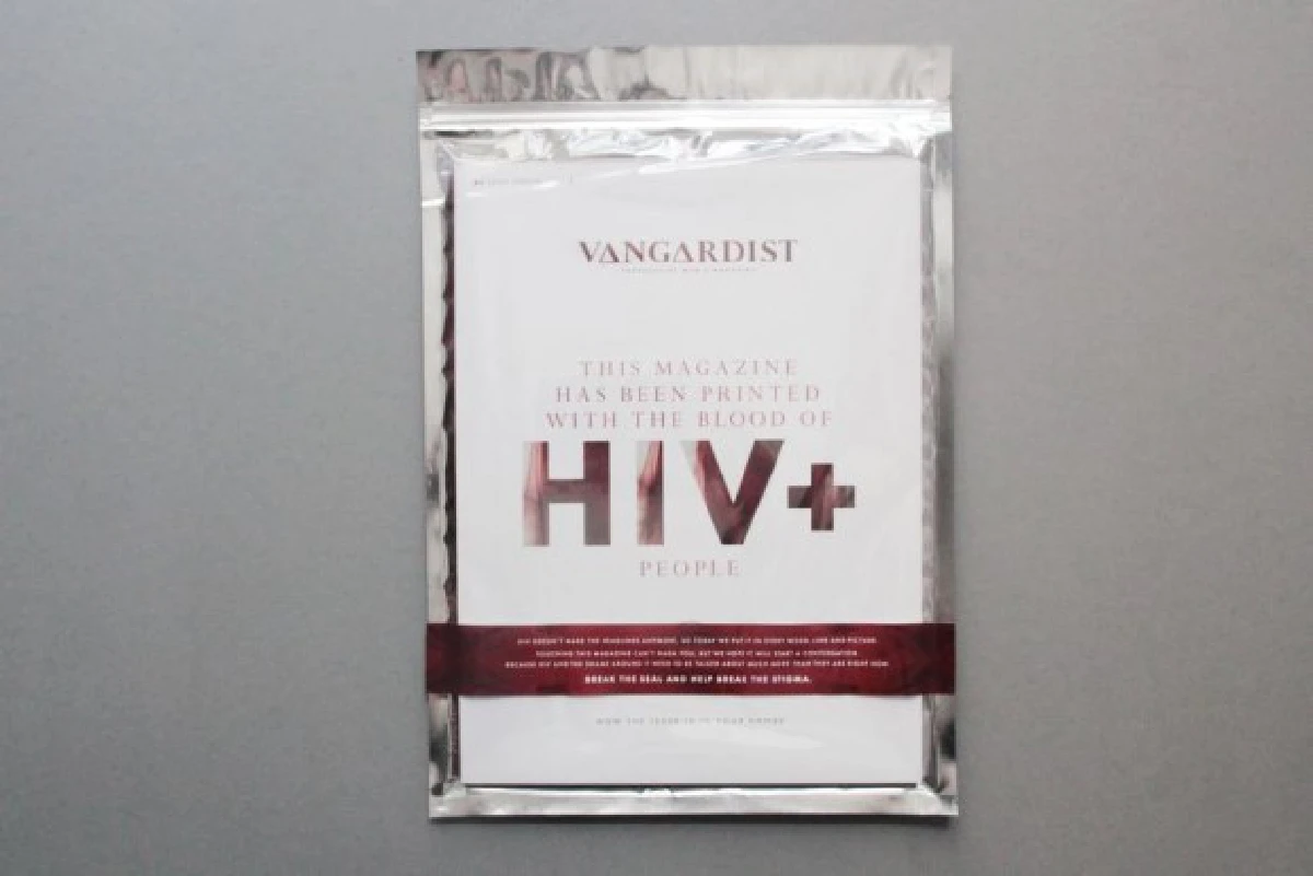 เมื่อนิตยสารเกย์ใช้หมึกผสมเลือดผู้ป่วยHIVตีพิมพ์เล่ม
